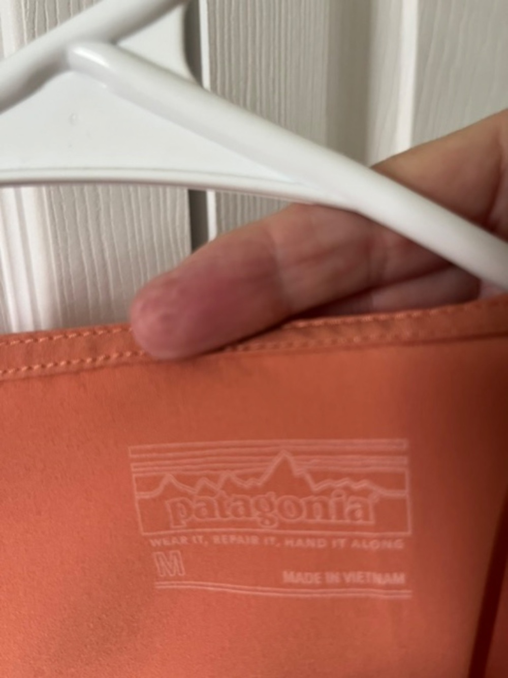 Patagonia Sleeveless Drawstring Waist Hiking Dress - Sienna Clay Color - Picture 3 of 4